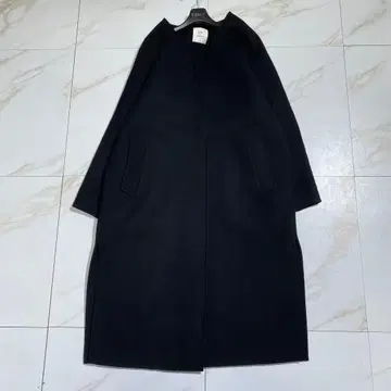 완판템 프리미어 아롱디스망 더블 페이스 노카라 리버 코트 오버