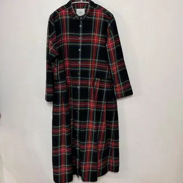 bonpon 써니클라우드 체크 원피스