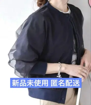 [ 미사용 새상품 ] ships 튤 가디건