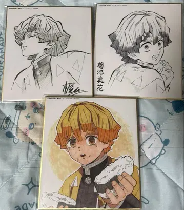 귀멸의 칼날 아가츠마 젠이츠 색지