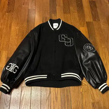 바시티 자켓 블랙 F 사이즈