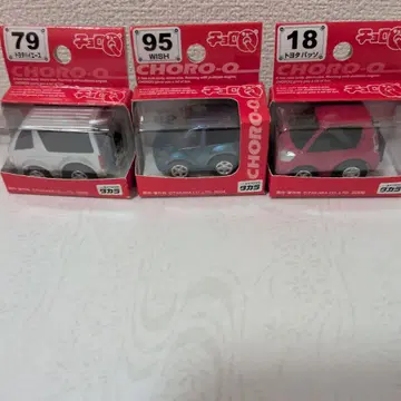 CHORO-Q 도요타 하이 에이스 WISH 파쏘 미니카 3세트