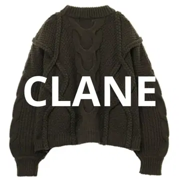 CLANE 클라네 CROPPED3DKNITTOPS 니트 풀오버