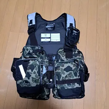 Shimano 카모플라쥬 낚시용 조끼 프리 사이즈