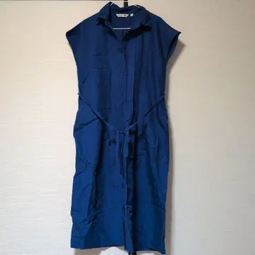 UNIQLO 네이비 셔츠 원피스 M