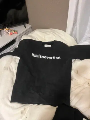 thisisneverthat 블랙 맨투맨 L