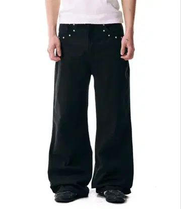 [ AAKAM ] Multi Studded Cotton Pants