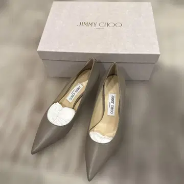 JIMMY CHOO Taupe 37.5 펌프스 LOVE65