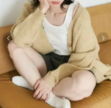 Ungrid 컬러 루즈 니트 가디건