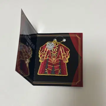 오페라의 유령 자수 참 레드 데스