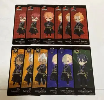 트위스티드 원더랜드 애니메이트 페어 클리어 책갈피 12장 세트