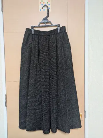 잔니로.줄리체 롱 스커트 허리밴딩 포켓 부착