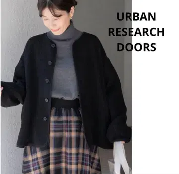 URBAN RESEARCH DOORS 퀼트 노카라 자켓