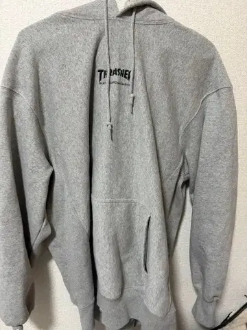THRASHER 그레이 후드티 XL