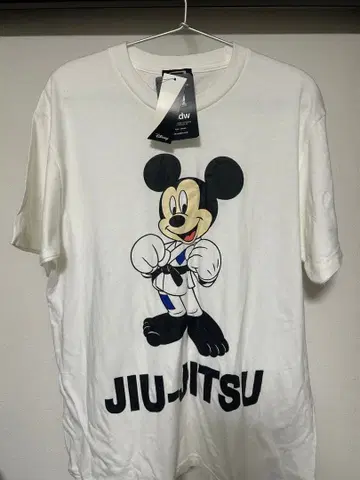 리버설 rvddw 리버설 미키 콜라보 T셔츠 M 사이즈 화이트