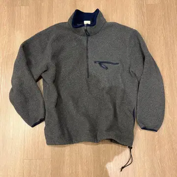L.L.Bean 그레이 하프 지퍼 플리스 자켓