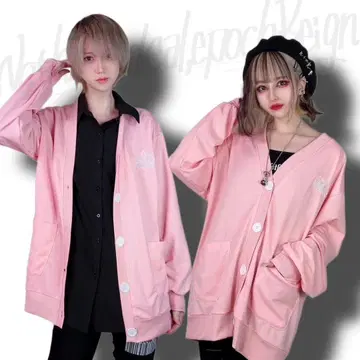 NieR CROWN 자수 가디건 [ PINK ]