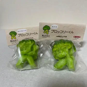 원조 식품 샘플 브로콜리 군 키링 2개 세트 판매