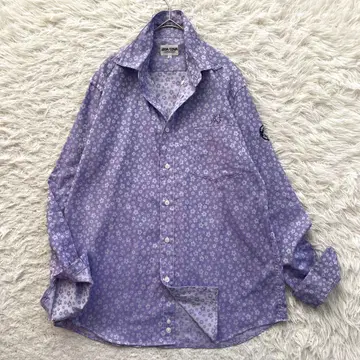 SINACOVA 꽃무늬 긴팔 버튼 셔츠 Y셔츠 올 패턴