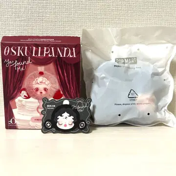 스컬팬더 SKULLPANDA 스마트폰 스트랩 Darkness 블랙