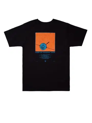 BUMP OF CHICKEN 홈 시크 위성 2024 투어 티셔츠 블랙