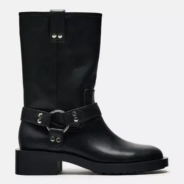 ZARA 바이커 부츠 블랙