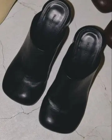 투데이풀 청키 힐 사보 블랙 36