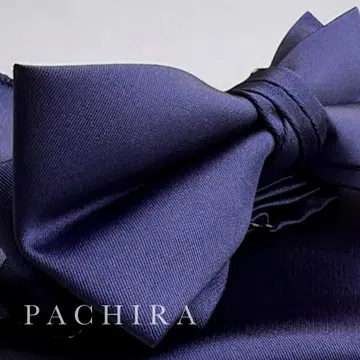 나비 넥타이 2세트 치프 네이비 네이비 컬러 무지 결혼식 인기