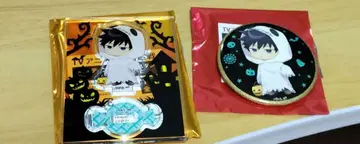 말 큐브 주술회전 할로윈 아크릴 스탠드와 캔뱃지 세트