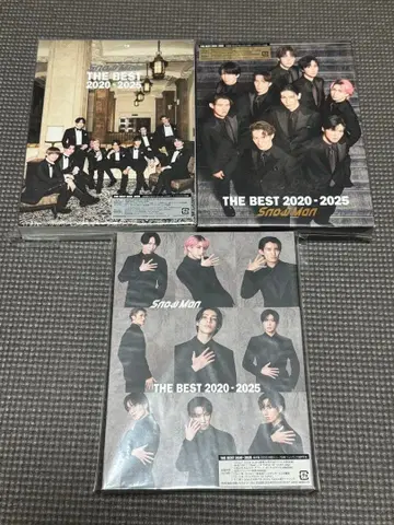 SnowMan THE BEST 베스트 앨범 Blu-ray 세트 CD