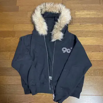 9090 퍼 집업 후드티 택 포함