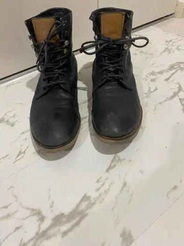 폴스미스 가죽 하이컷 부츠 블랙