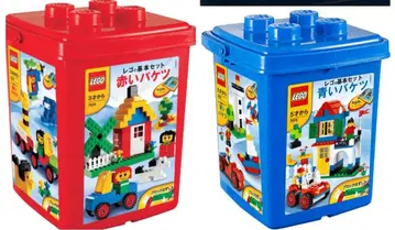 레고 LEGO 빨간색 바케츠 파랑 바케츠