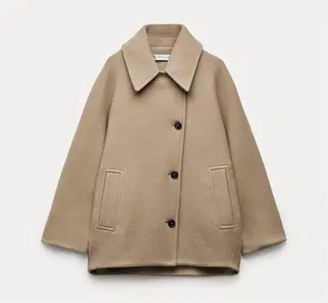 [당일 발송] 최저가 왕홍 zara 울 오버 사이즈 숏코트