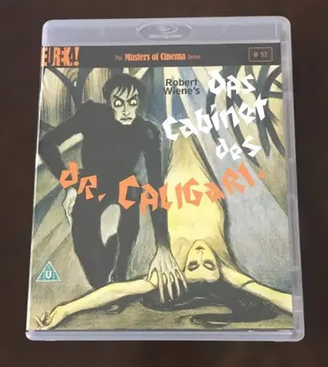 명작! [칼리가리 박사] 블루레이+DVD 2장 세트 영국반 무성 영화