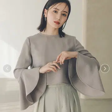 anuans 폼 슬리브 블라우스