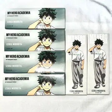 나의 히어로 아카데미아 스퀘어 롱 캔 배지 미도리야 이즈쿠 세트