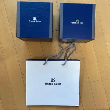 새상품 그랜드세이코 정품 시계 보관 케이스 박스 빈 박스 2개 세트