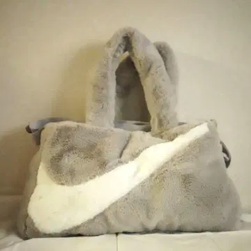 Nike 퍼 토트백 그레이