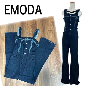 EMODA 뷔스티에 플레어 데님 살로펫