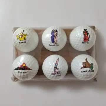 하와이 골프공 6세트