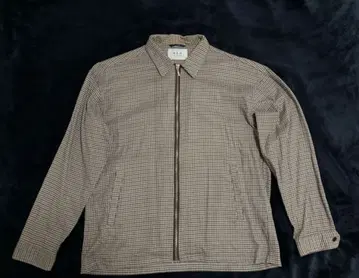 Adam et Rope 하운드투스 체크 패턴 드리즐러 자켓