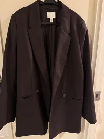 H&M 다크 브라운 테일러드 자켓 XS