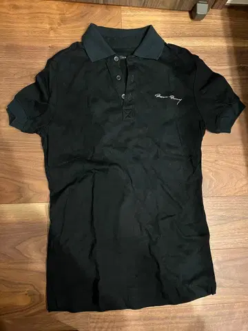 AKM 블랙 피케 셔츠