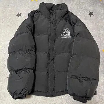 CENTIMETER 블랙 다운 자켓