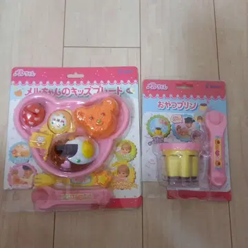 멜짱 키즈 플레이트 간식 푸딩 세트