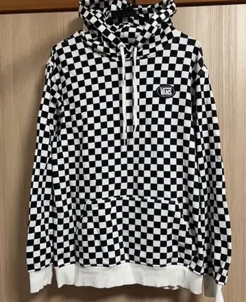 VANS 반스 체커 후드티 L