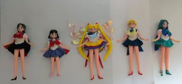 세일러문 피규어 5개 세트 레트로 당시물