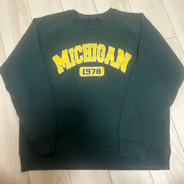 MICHIGAN 1978 크루넥 맨투맨