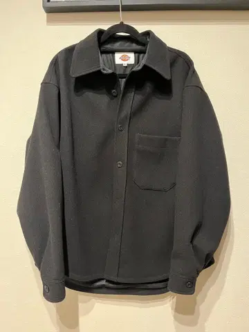 Dickies 버튼식 자켓 XL 블랙 코트 울